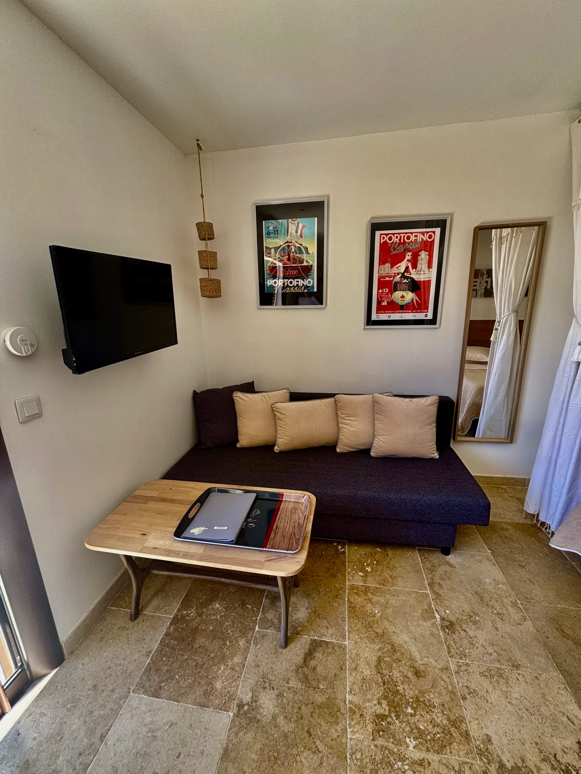 Salon du gîte Bagaud HomeStay Bormes-les-Mimosas
